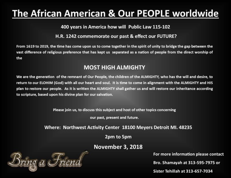 Facebook info poster